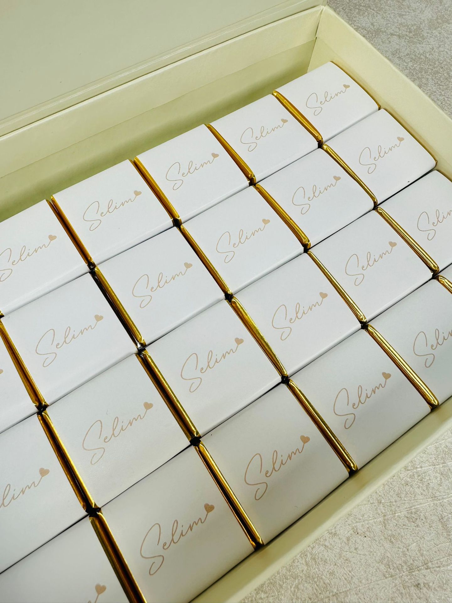 Ayıcık Temalı Dikdörtgen Kutuda Erkek Bebek Çikolatası