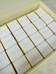 Ayıcık Temalı Dikdörtgen Kutuda Erkek Bebek Çikolatası