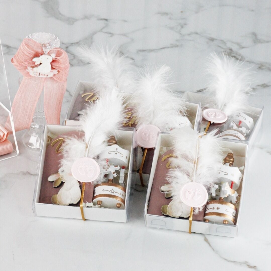 Tavşan Temalı Çikolata ve Hediyelik Kutu