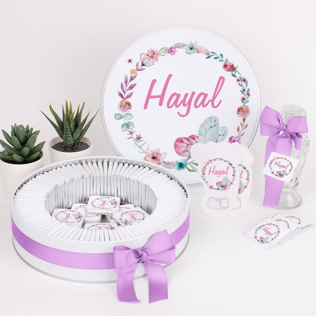 Kelebek Temalı Çikolata ve Magnet