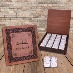 Ahşap Kutuda Öğretmenler Günü  Çikolatası