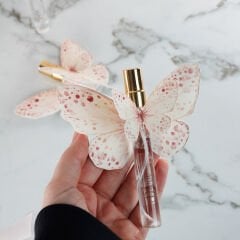 Kelebek Temalı Kız Bebek Kolonya Şişesi