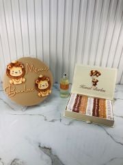 Aslan Temalı Çikolata,Kolonya ve Kapı Süsü
