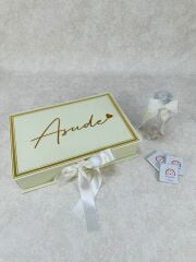 Gökkuşağı Temalı Dikdörtgen Kutuda Kız Bebek Çikolatası