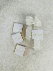 Yıldız Temalı Dikdörtgen Kutuda Kız Bebek Çikolatası