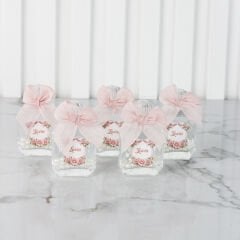 Balerin Temalı İncili Kız Bebek Kolonya Şişesi