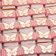 Çiçek Temalı Standlı Kutuda Kız Bebek Çikolatası