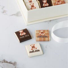 Ayıcık Temalı Çikolata, Kapı Süsü, Metal Mum ve Kolonya Şişesi