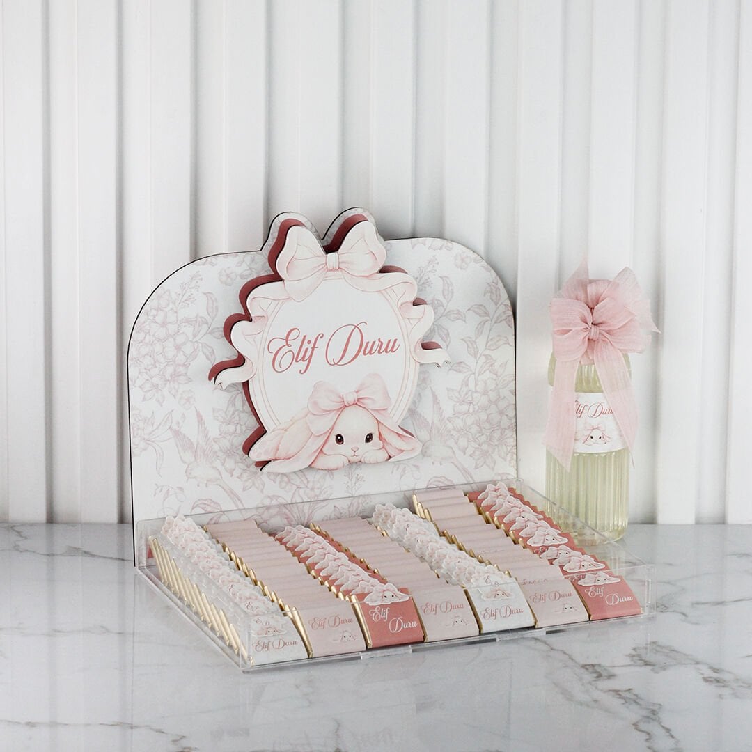 Tavşan Temalı Çikolata ve Kolonya