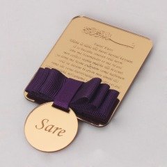 Dualı Aynalı Kız Bebek Magneti