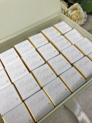 Ayıcık Temalı Dikdörtgen Kutuda Erkek Bebek Çikolatası