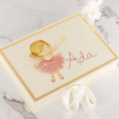 Peri Kızı Temalı Dikdörtgen Kutuda Kız Bebek Çikolatası