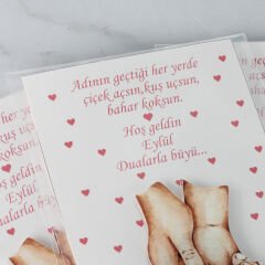 Aile Temalı Kız Bebek Magneti
