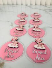 Ayıcık Temalı Kız Bebek Magneti