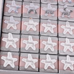 Deniz Yıldızı Temalı Standlı Kutuda Kız Bebek Çikolatası