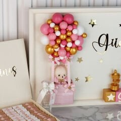 Balon Temalı Çikolata ve Kapı Süsü