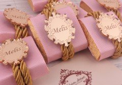 İsme Özel Kordonlu Kız Bebek Çikolatası - TABC1085