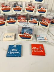 Deniz Temalı Erkek Bebek Çikolata Küpleri