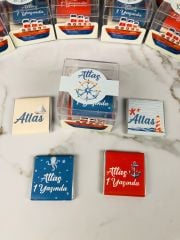 Deniz Temalı Erkek Bebek Çikolata Küpleri