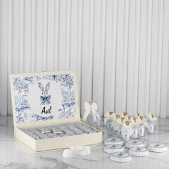 Tavşan Temalı Kutu içerisinde Şeffaf Magnet