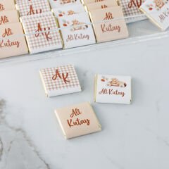 Ayıcık Temalı Pleksi Kutuda ve Kartlı Şeffaf Magnet