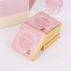 Ayıcık Temalı Standlı Kutuda Kız Bebek Çikolatası