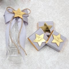 Ayıcık Temalı Metal Kutuda Erkek Bebek Çikolatası