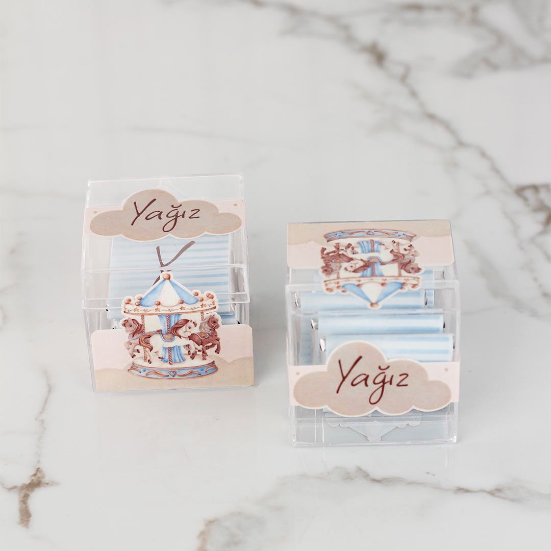 Atlı Karınca Temalı Erkek Bebek Çikolata Küpleri