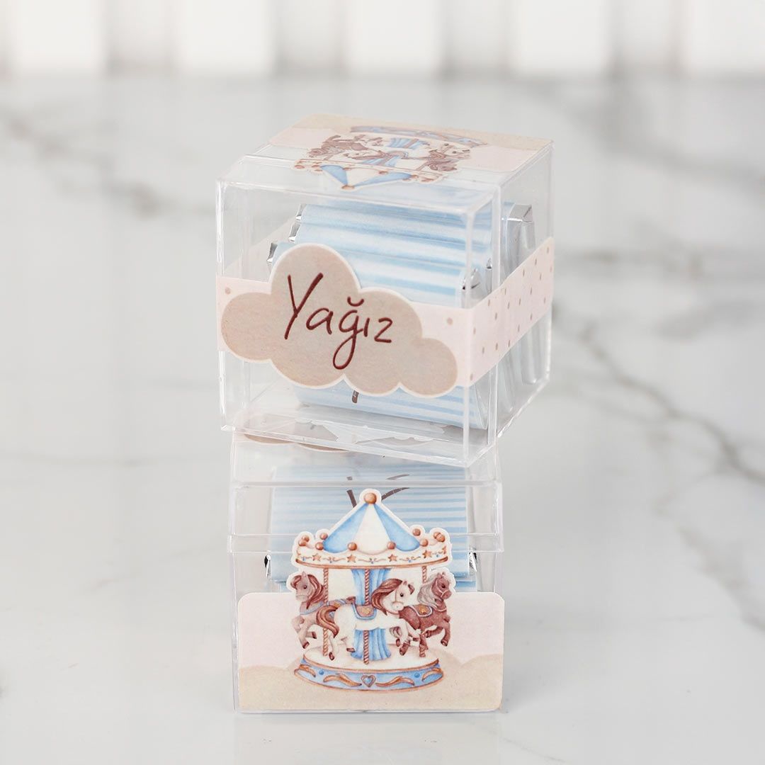 Atlı Karınca Temalı Erkek Bebek Çikolata Küpleri