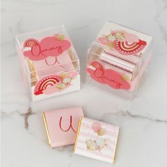 Fil Temalı Kız Bebek Çikolata Küpleri