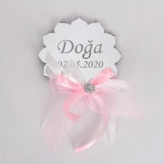 Çieçek Temalı Aynalı Kız Bebek Magneti