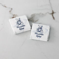 Ayıcık Temalı Pleksi Kutuda Erkek Bebek Çikolatası
