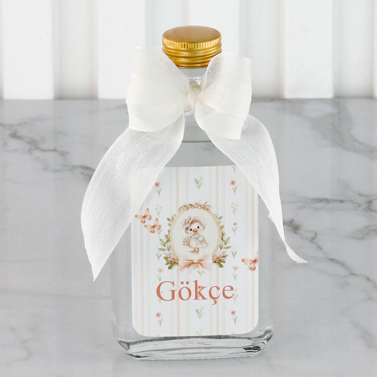 Ördek Temalı Kız Bebek Kolonya Şişesi