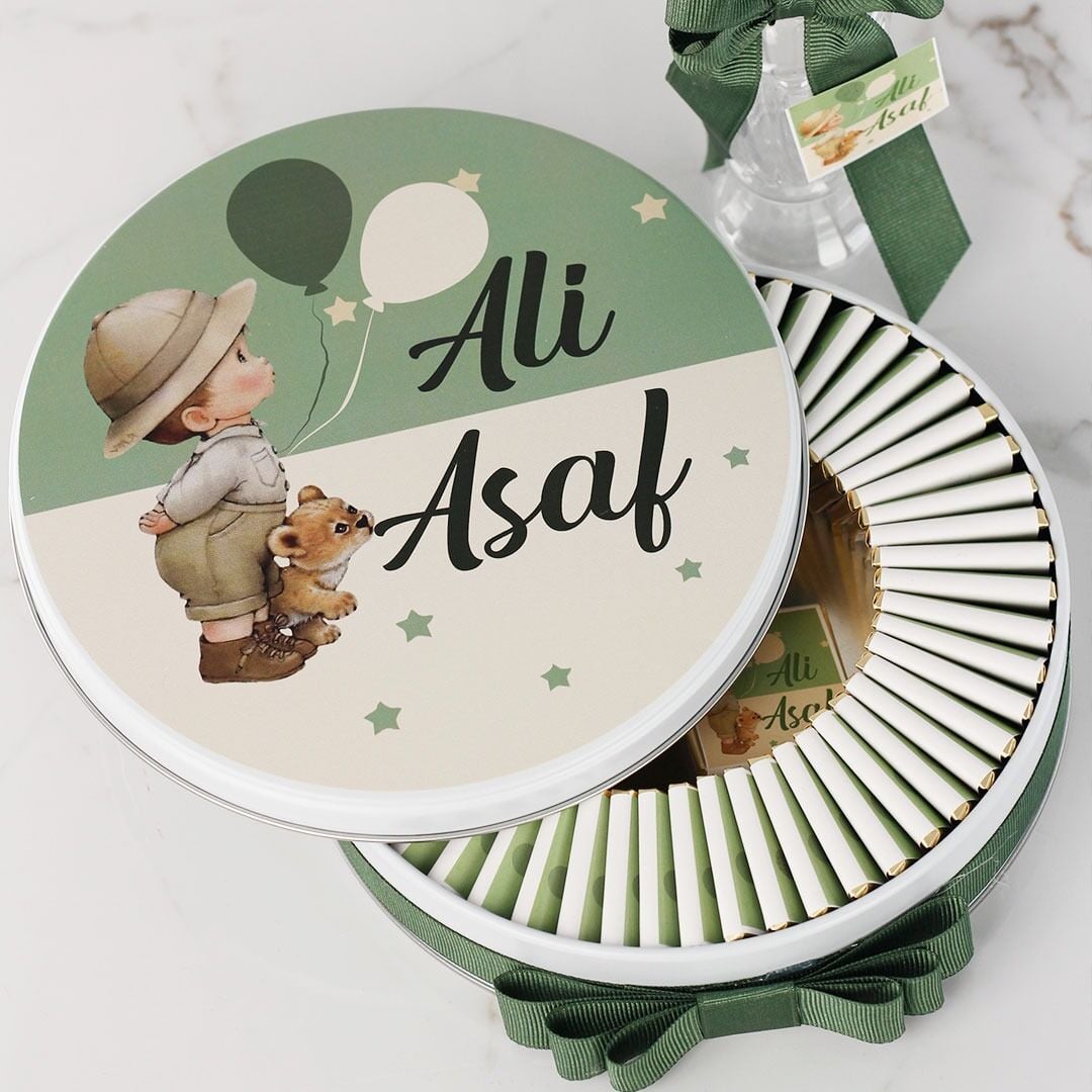 Çocuk Temalı Çikolata, Şeffaf Magnet ve Kapı Süsü