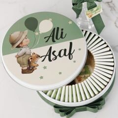 Çocuk Temalı Çikolata, Şeffaf Magnet ve Kapı Süsü