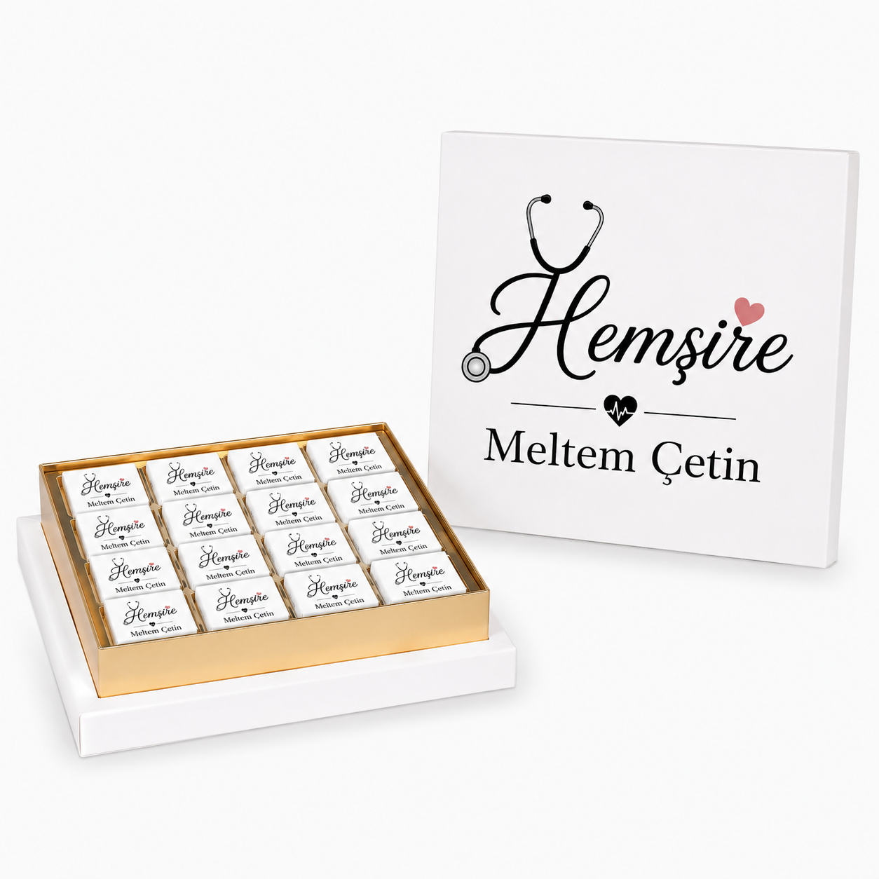 Karton Kutuda Hemşire Çikolatası