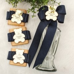 Ayıcık Temalı Standlı Kutuda Erkek Bebek Çikolatası