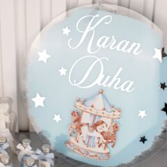 Atlı Karınca Temalı Çikolata, Kolonya Şişesi, Metal Mum ve Kapı Süsü