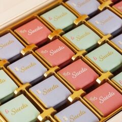 Kelebek Temalı Dikdörtgen Kutuda Kız Bebek Çikolatası