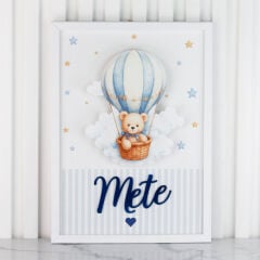 Ayıcık Temalı Ledli Erkek Bebek Kapı Süsü