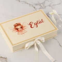 Peri Kızı Temalı Dikdörtgen Kutuda Kız Bebek Çikolatası