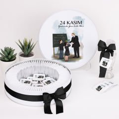 Metal Kutuda Öğretmenler Günü  Çikolatası