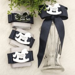 Atlı Karınca  Temalı Standlı Kutuda Erkek Bebek Çikolatası