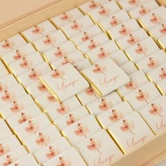 Balerin Temalı Dikdörtgen Kutuda Kız Bebek Çikolatası