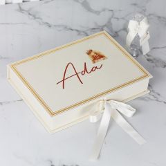 Melek Temalı Dikdörtgen Kutuda Kız Bebek Çikolatası