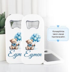 Açacaklı Direkt Baskılı Erkek Bebek Magneti
