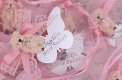 Kelebek Temalı Aynalı Kız Bebek Magneti