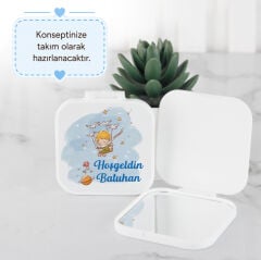 İsme Özel Erkek Bebek El Aynası