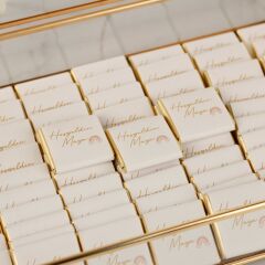 Peri Kızı Detaylı Cam Kutuda Kız Bebek Çikolatası