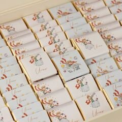 Küçük Prens Temalı Dikdörtgen Kutuda Erkek Bebek Çikolatası